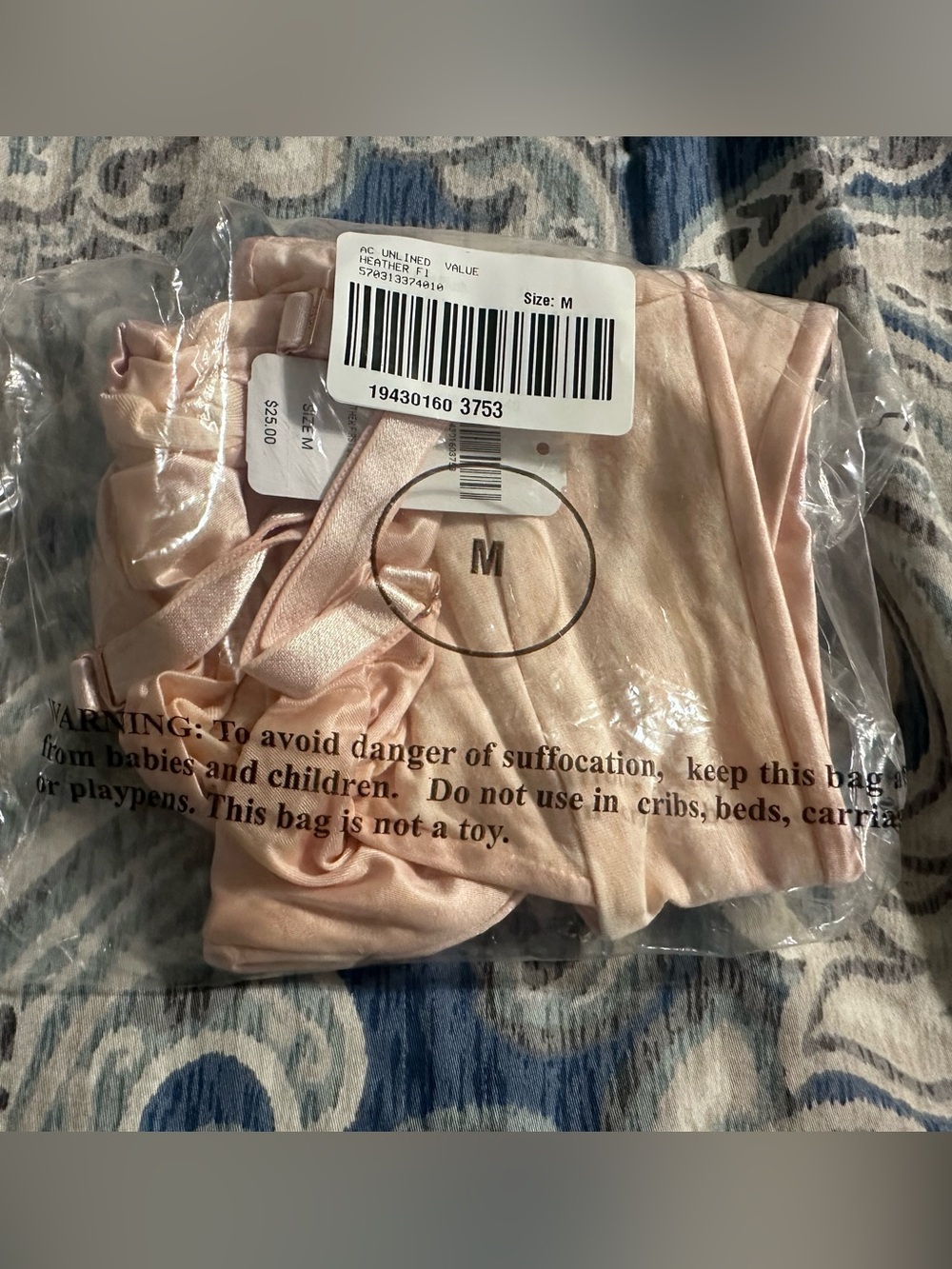 Soma Telltale The Dreamer Bralette- Heather First Blush